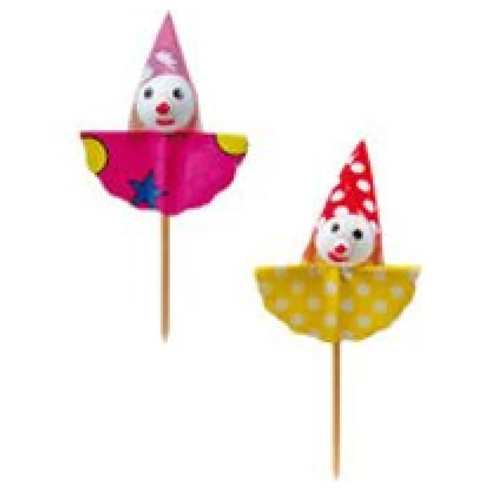Deko-Picker "Clown", 8.5cm, 100 Stk. – Bild 3