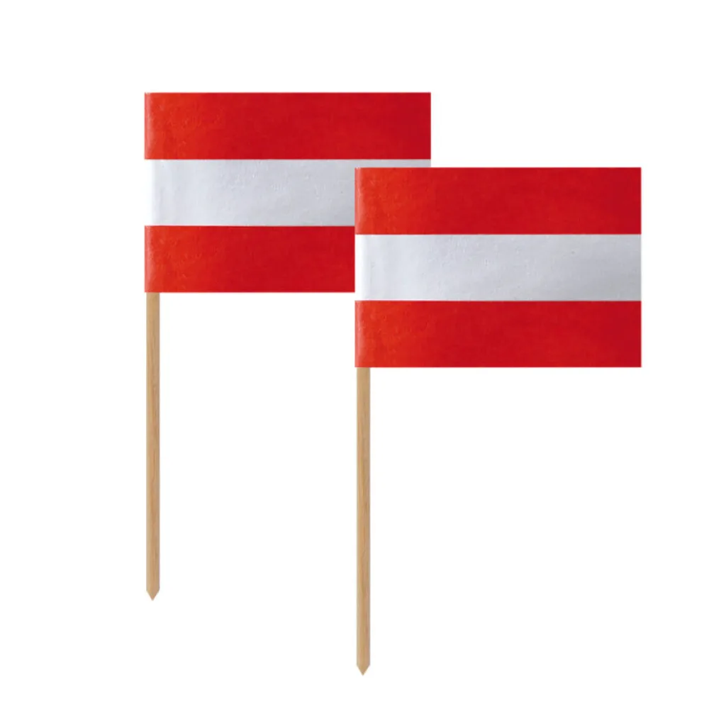 Fahnenpicker "Österreich", 6.8cm, 500 Stk. – Bild 2