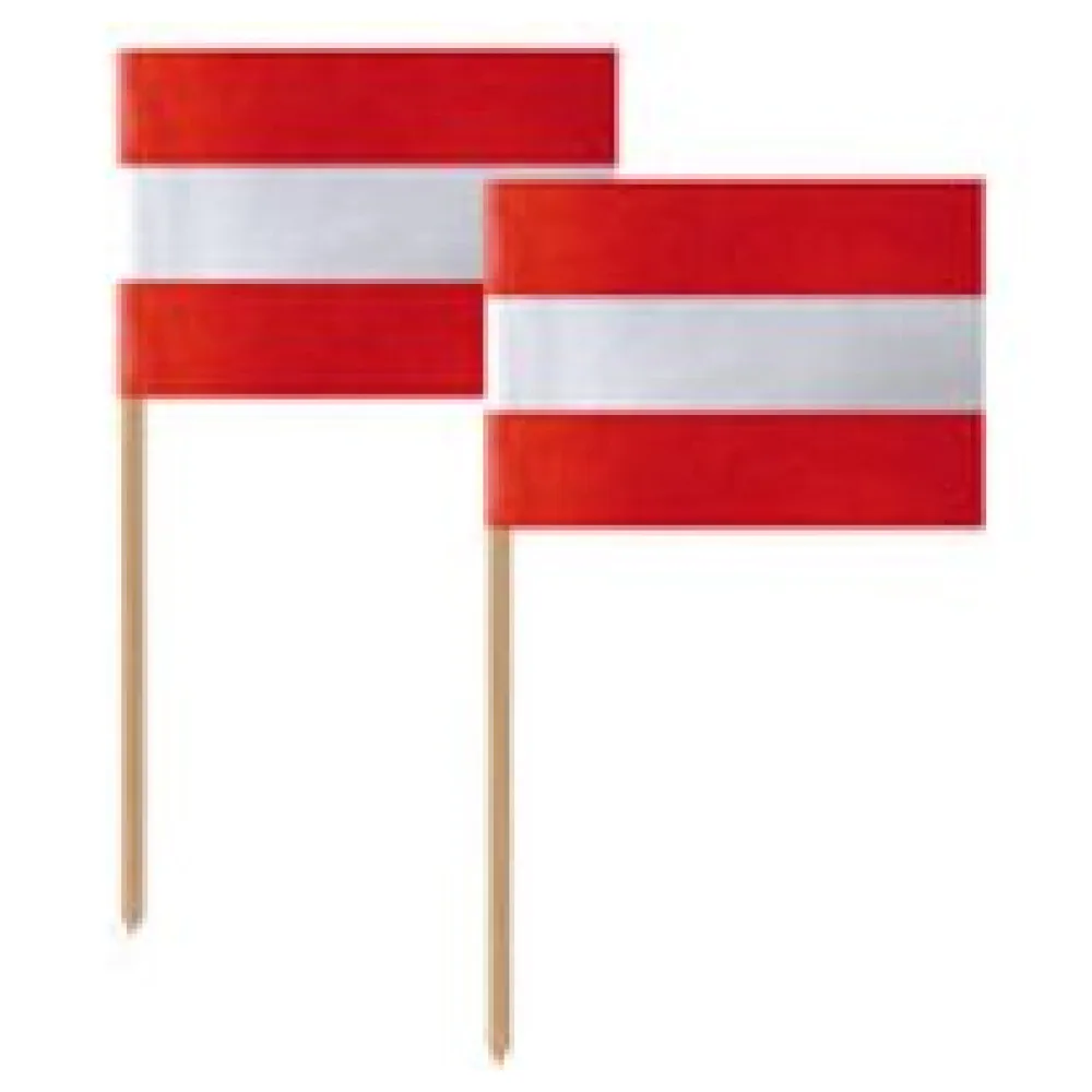 Fahnenpicker "Österreich", 6.8cm, 500 Stk. – Bild 3