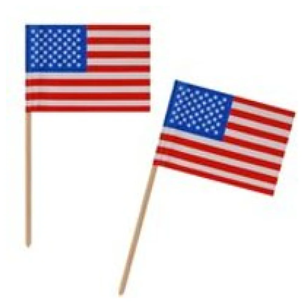 Fahnenpicker "Amerika", 10cm, 100 Stk. – Bild 3