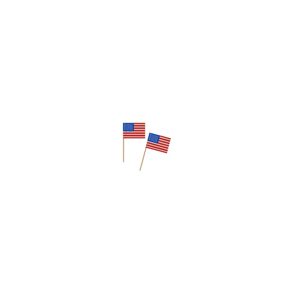 Fahnenpicker "Amerika", 10cm, 100 Stk.