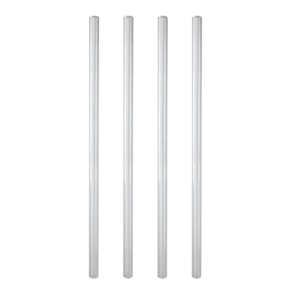Trinkhalme aus Glas, transparent, O9mm, 24cm, 50 Stk. – Bild 2