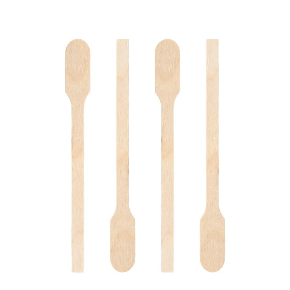 Rührstäbchen "Paddel" aus Holz, 13cm, 1000 Stk. – Bild 2