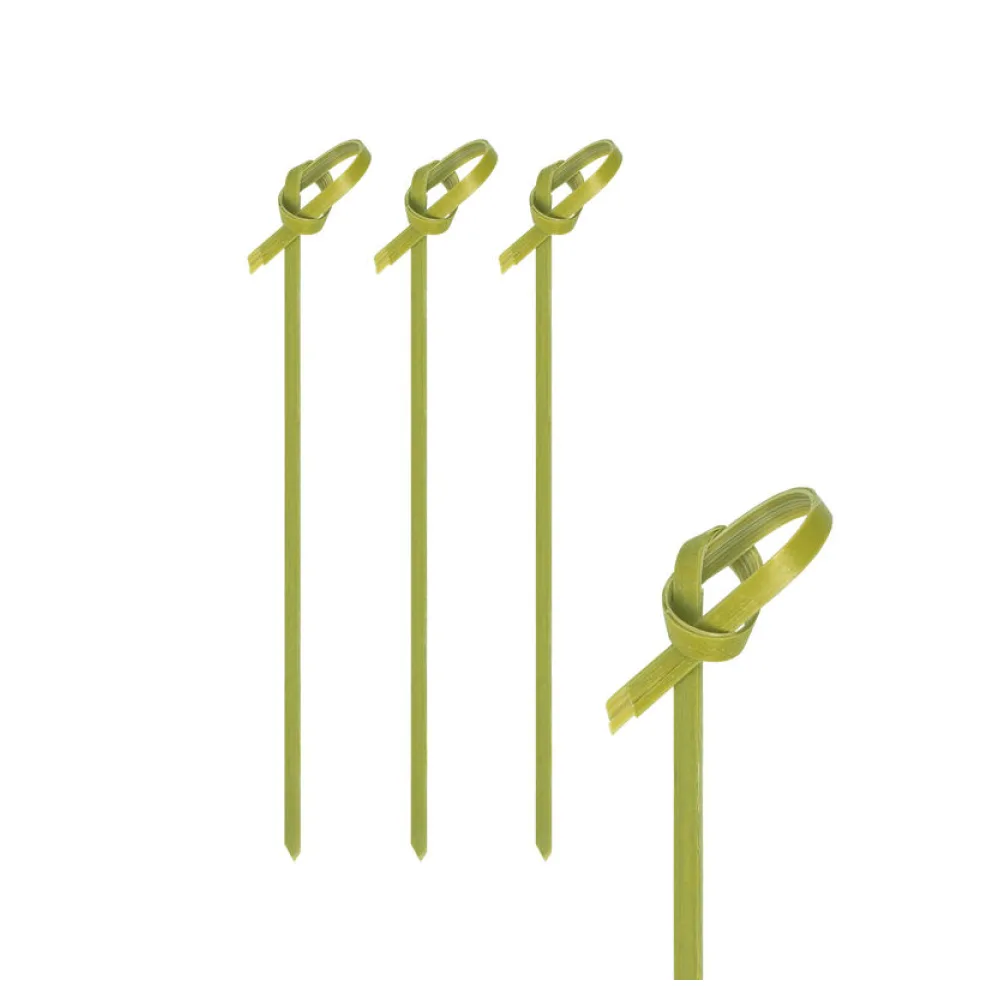 Fingerfood Spieße "Knoten" aus Bambus, 11cm, 250 Stk. – Bild 2