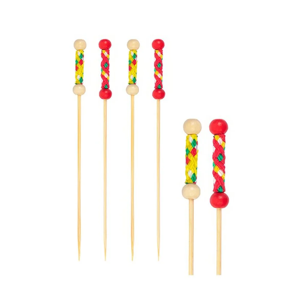 Fingerfood Spieße "String" aus Bambus, 7.5cm, 200 Stk. – Bild 2