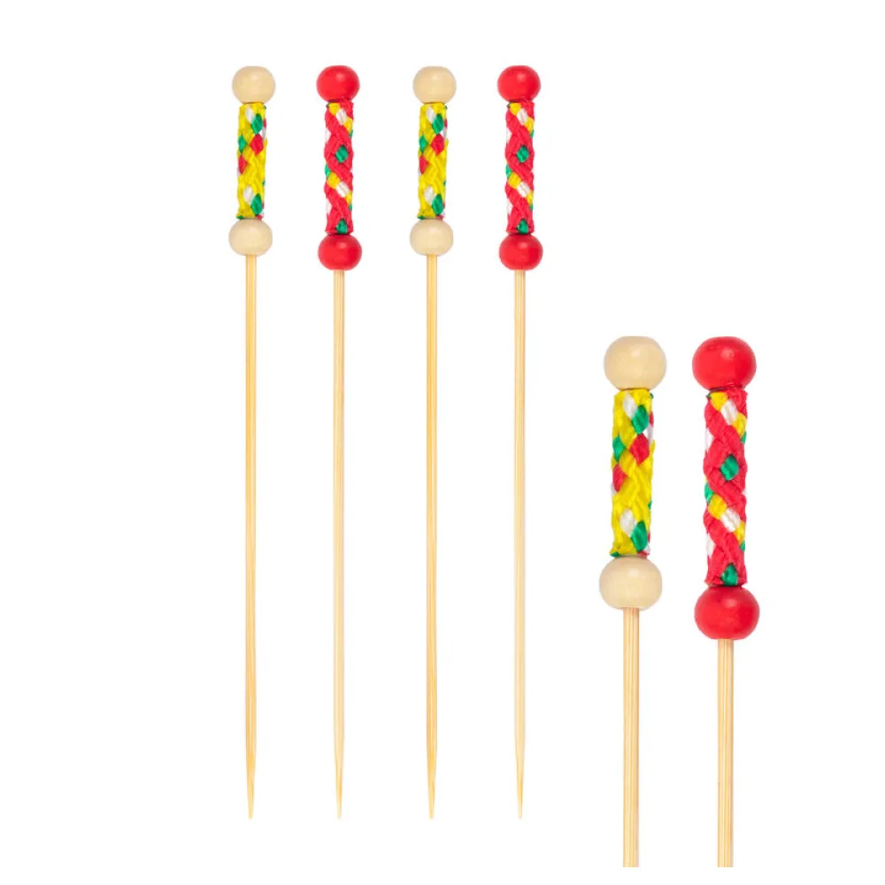 Fingerfood Spieße "String" aus Bambus, 12cm, 200 Stk. – Bild 2