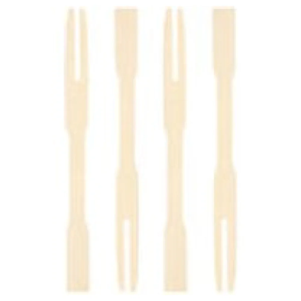 Fingerfood Gabeln "Cocktail" aus Bambus, 9cm, 250 Stk. – Bild 3