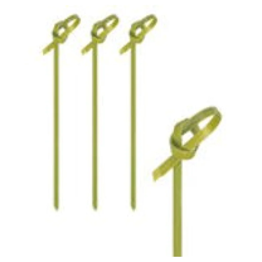 Fingerfood Spieße "Knoten" aus Bambus, 9cm, 250 Stk. – Bild 3