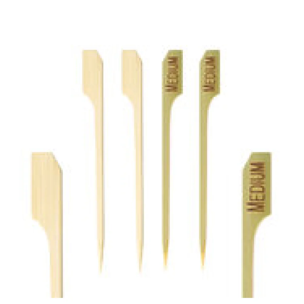 Steak Marker "MEDIUM" aus Bambus, 9cm, 250 Stk.