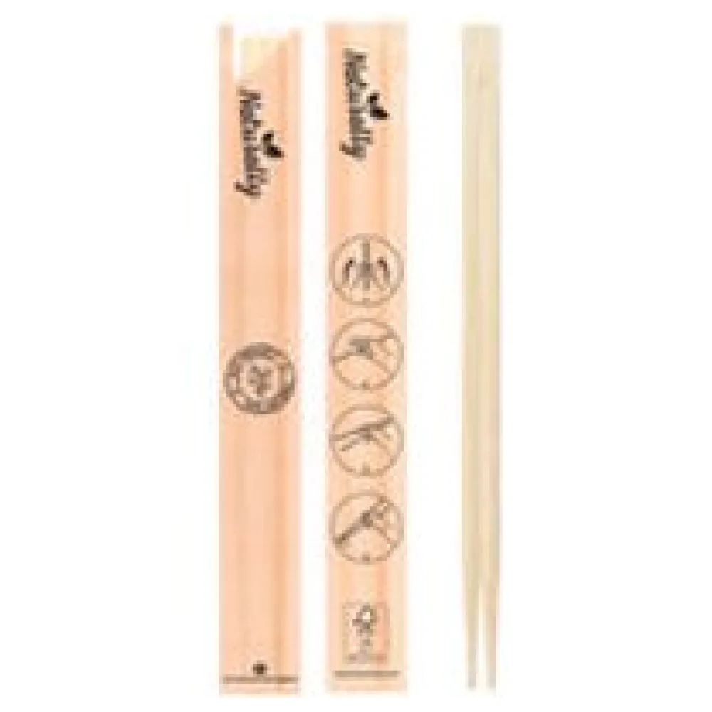 Essstäbchen "Asia" aus Bambus, 23cm, 50 Paar – Bild 3