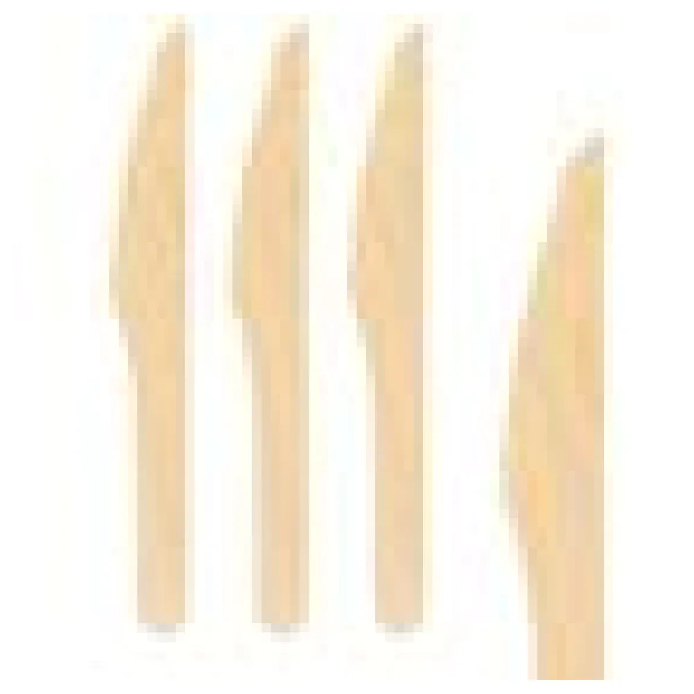 Messer aus Holz, 16cm, 100 Stk. – Bild 4