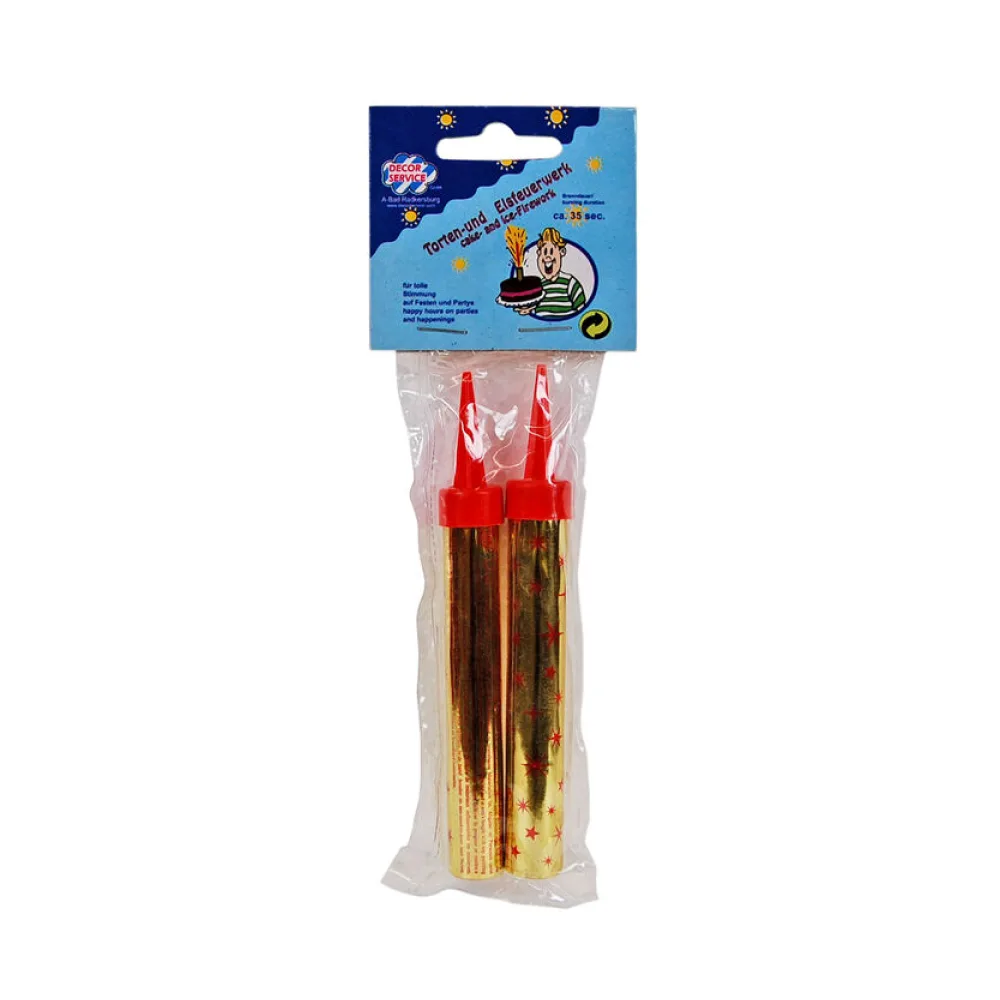 Torten- und Eisfeuerwerk, 10cm, 2 Stk. – Bild 2