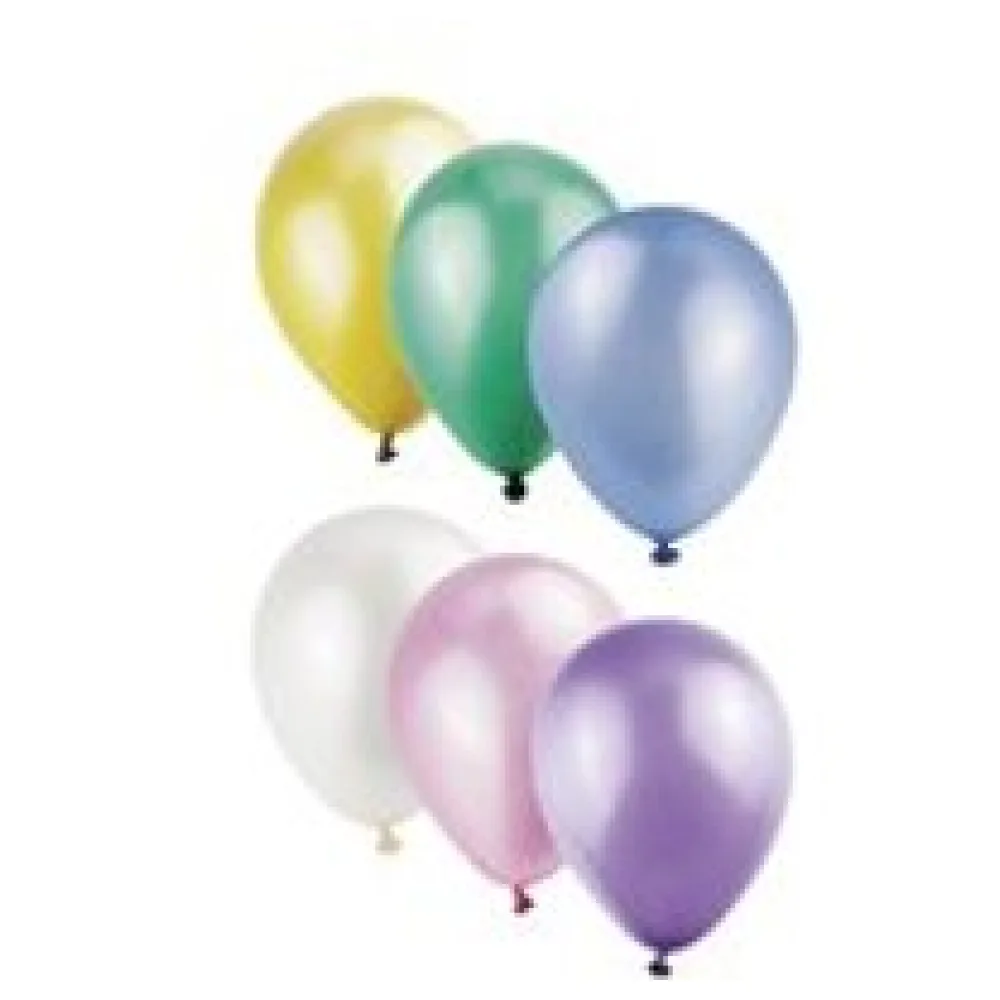 Luftballons "Perlmutt", bunt, O29cm, 50 Stk. – Bild 3