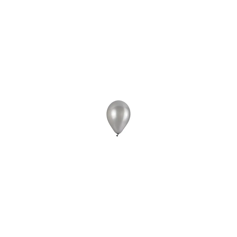 Luftballons "Perlmutt", silber, O29cm, 50 Stk.
