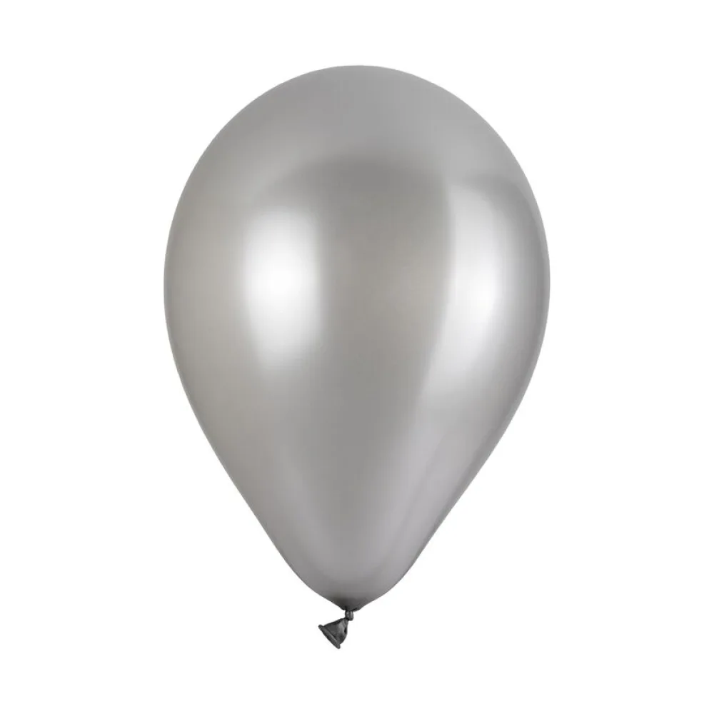Luftballons "Perlmutt", silber, O29cm, 50 Stk. – Bild 2