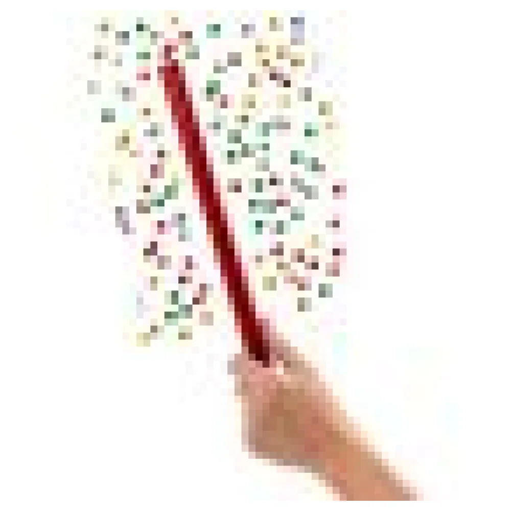 Konfetti Stab bunt-metallic 35cm schwer entflammbar, 4 Stk. – Bild 4