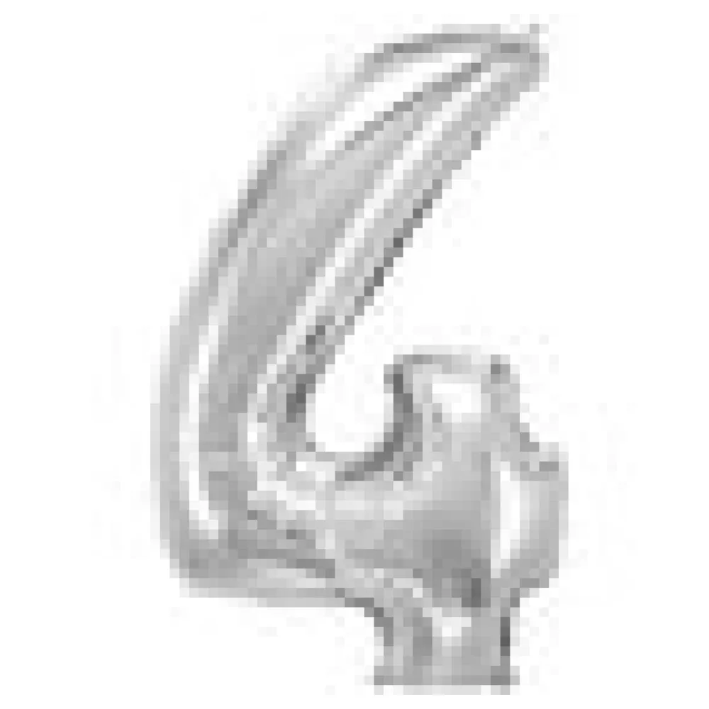 Folienballon Zahlenballon "Zahl 4" silber ca. 80cm, 1 Stk. – Bild 4