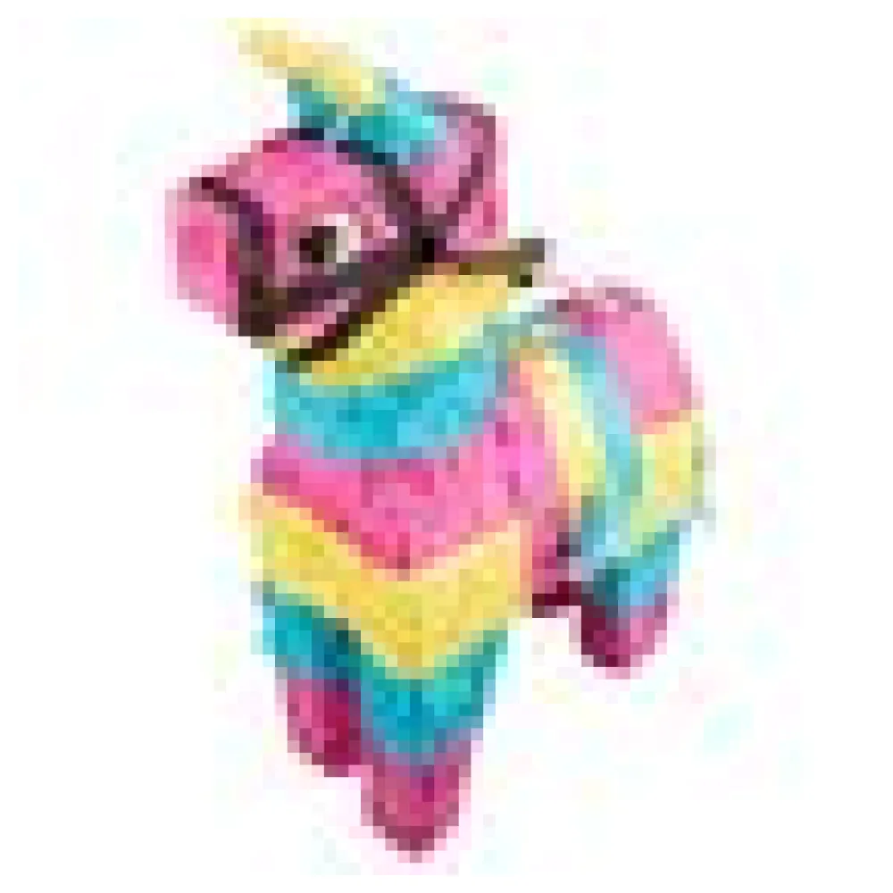 Pinata Pferd Partyspiel bunt, 47 cm, 1 Stk. – Bild 4