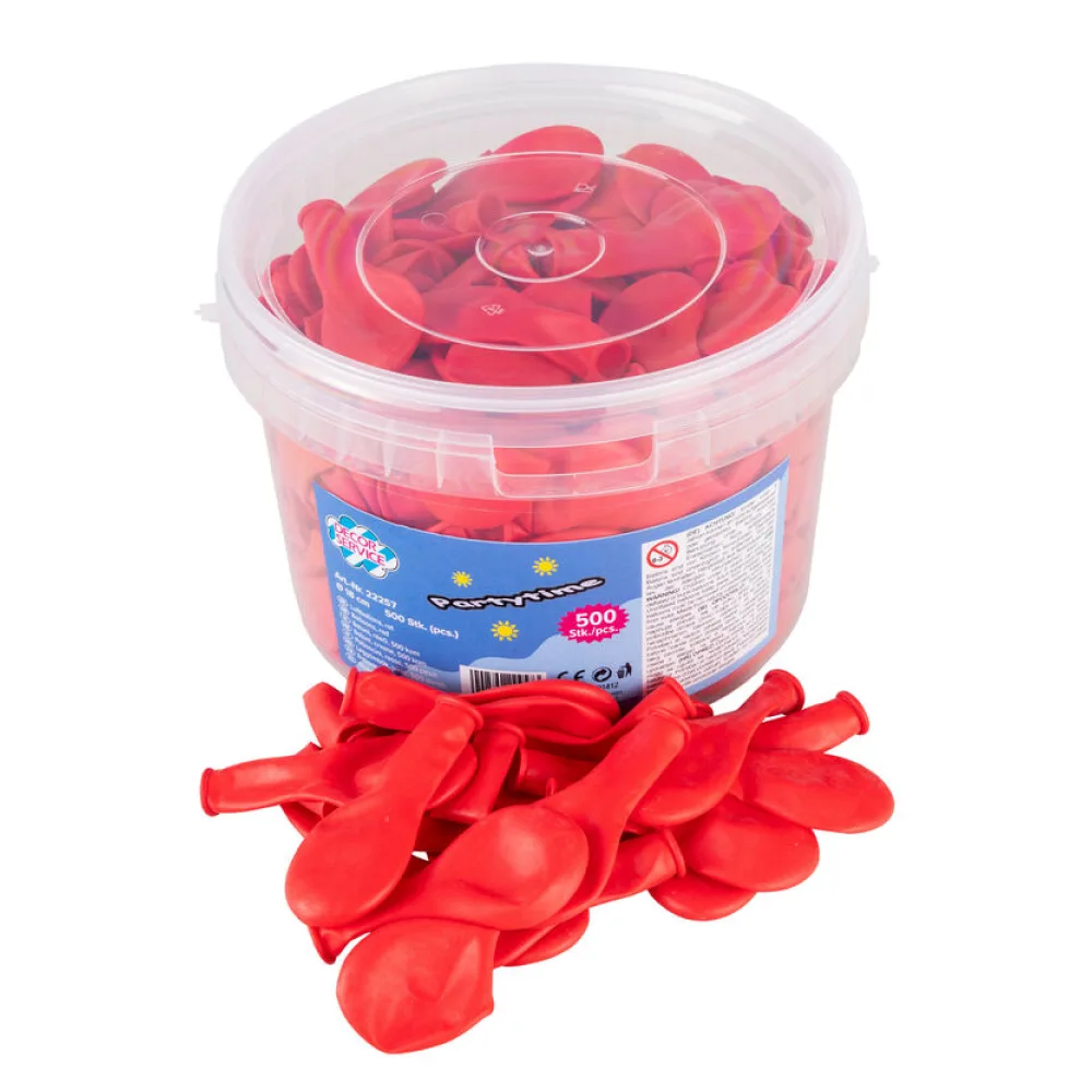 Luftballons, rot, O22cm, 500 Stk. – Bild 2