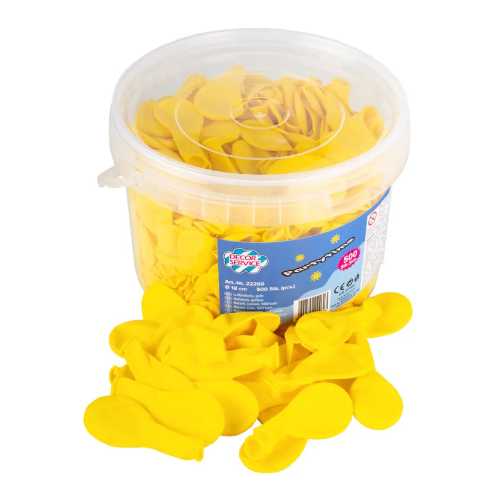 Luftballons, gelb, O22cm, 500 Stk. – Bild 2