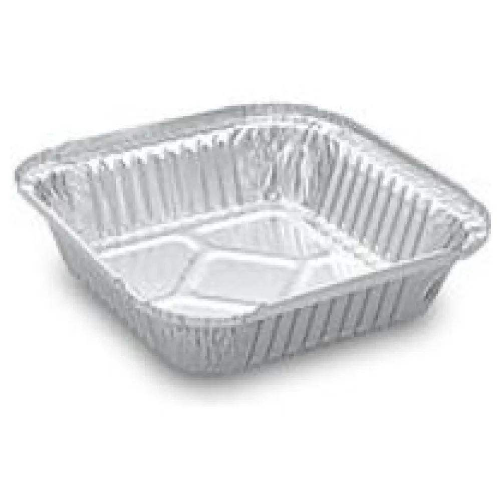 Alu-Servierschalen Menüschale 500ml 164x164x36mm, 100 Stk. – Bild 3