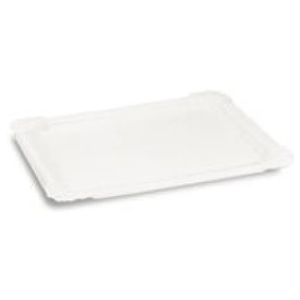 BIONATURE Pappteller aus Frischfaser 11 x 16 cm fettdicht weiß, 10 Stk. – Bild 3
