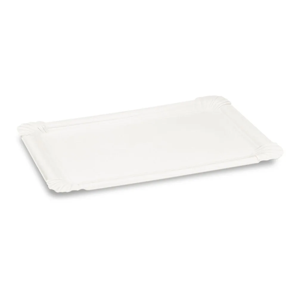 BIONATURE Pappteller aus Frischfaser 13 x 19 cm fettdicht weiß, 10 Stk. – Bild 2