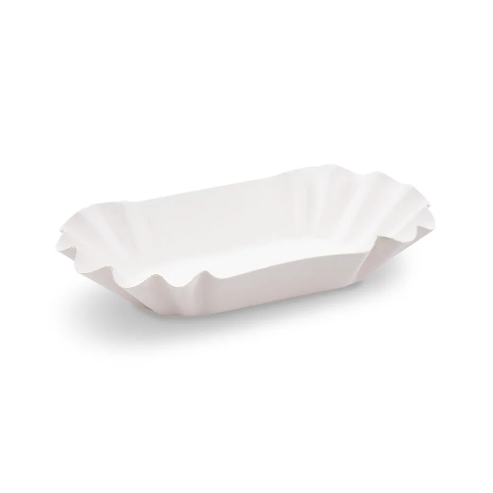 BIONATURE Pappschalen aus Frischfaser oval 17,5 x 10 x 3 cm fettdicht, 250 Stk. – Bild 2
