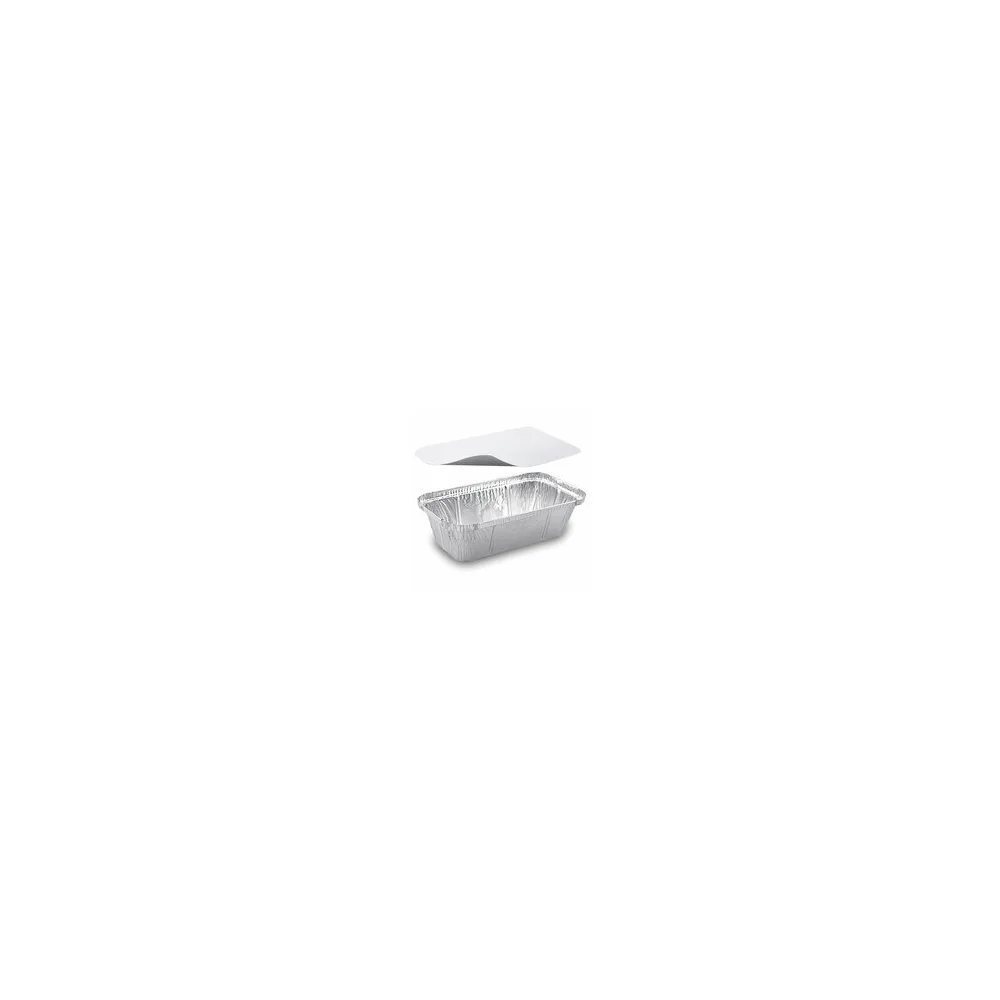 Alu-Servierschalen Menüschale inkl Deckel 690ml 201x109x49mm, 5 Stk.
