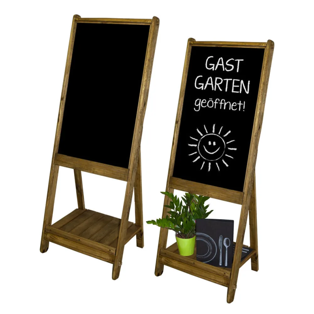 Gehweg-Kreidetafel "Vintage", 62x165cm, 1 Stk. – Bild 2