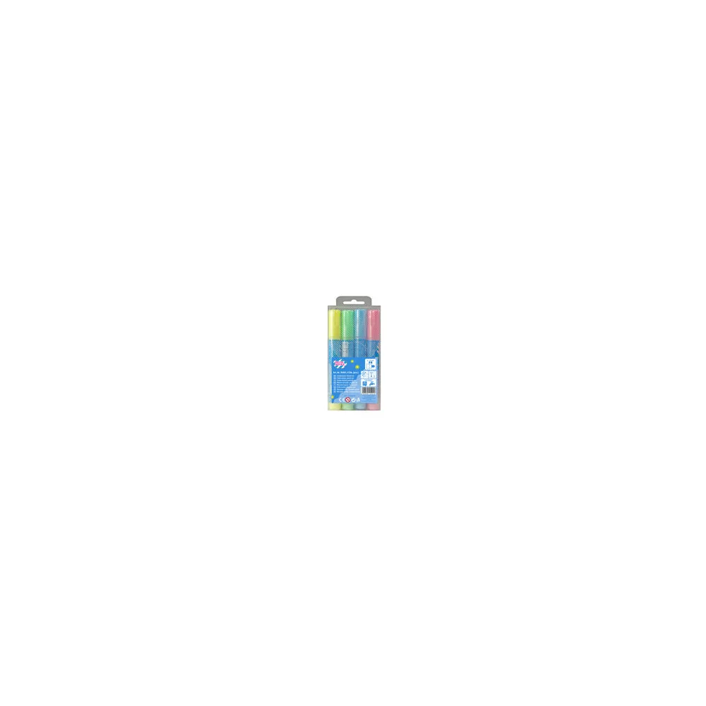 Kreidemarker Pastell-Set, Schreibbreite 2-3mm, 4 Stk.