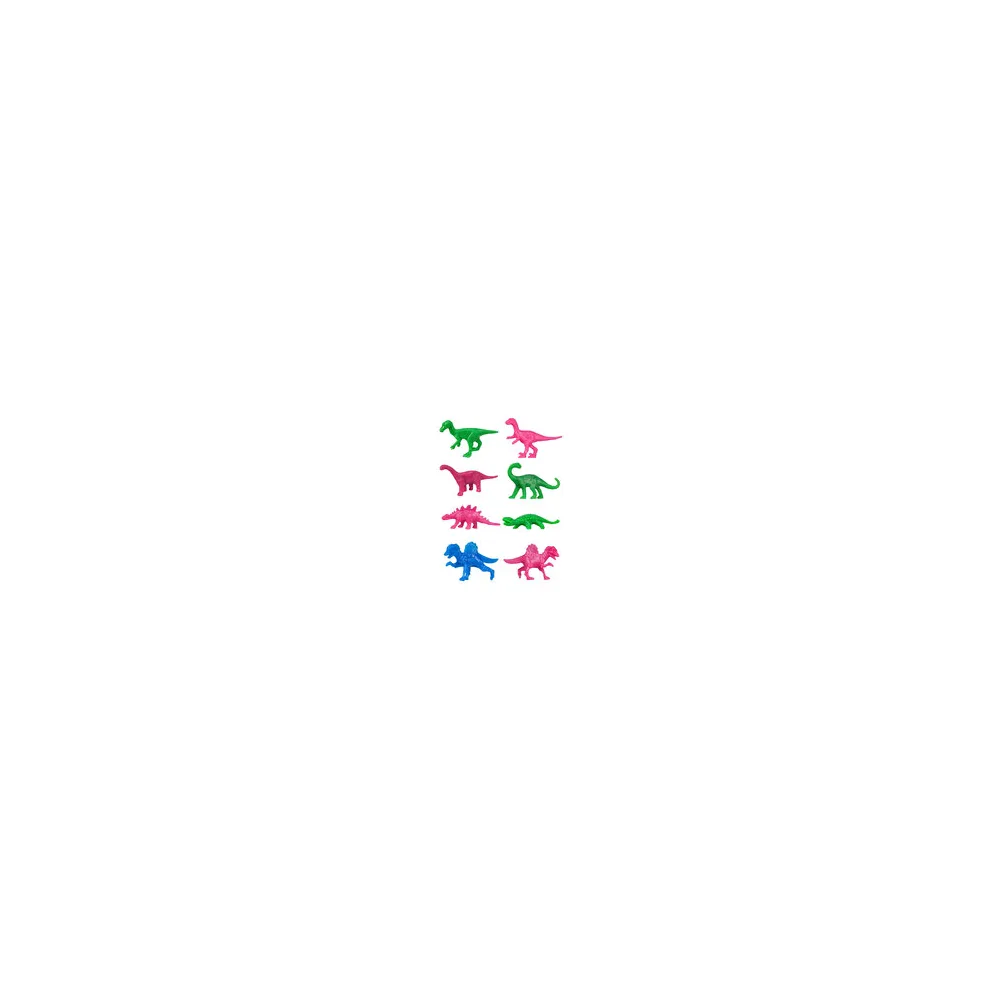 Dinosaurier 5 cm, verschiedene Motive und Farben, 200 Stk.