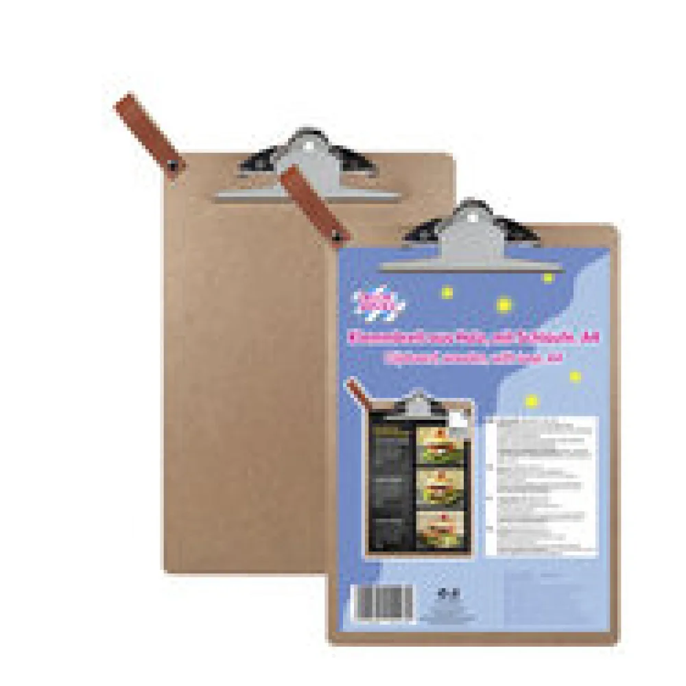 Klemmbrett aus Holz, mit Schlaufe, A4, 1 Stk.