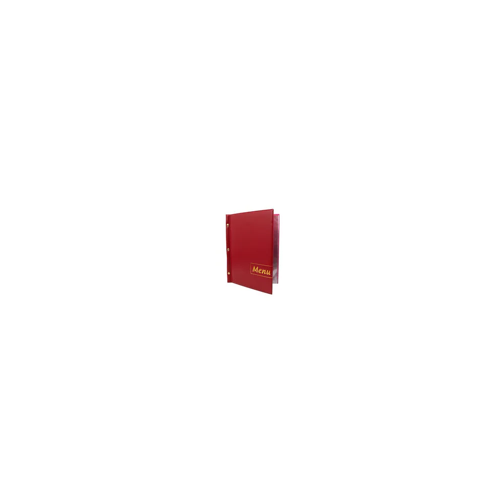 Speisekarte (PVC) "Menu" weinrot, 8 Seiten, A5, 1 Stk.
