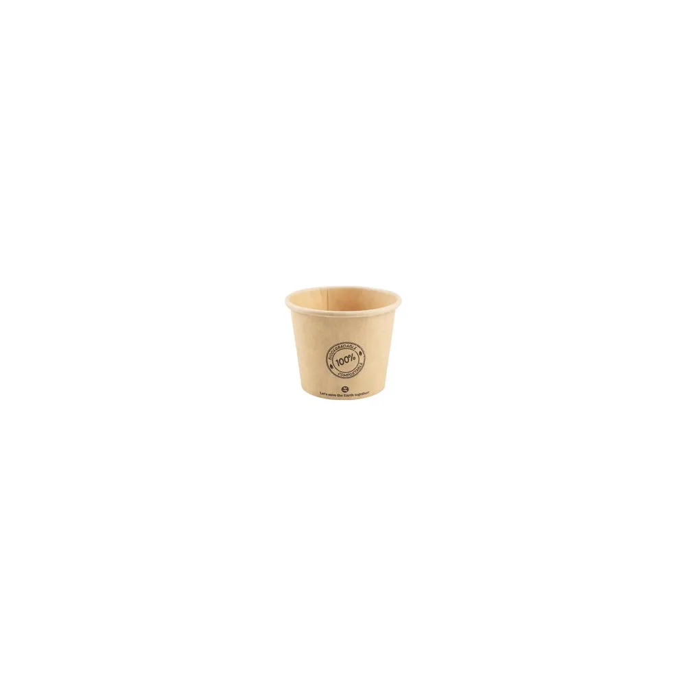 BIO Dressingbecher aus Karton 80ml, O62mm 50 Stk.