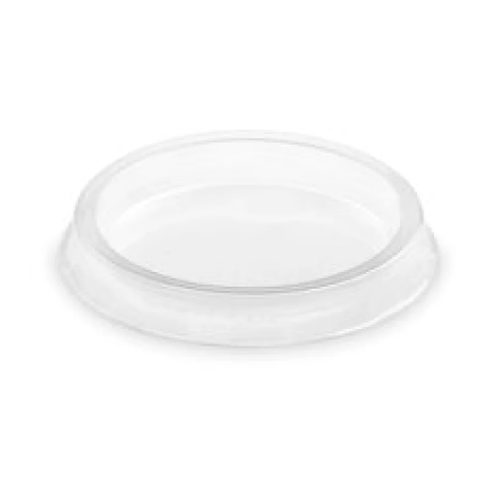 Kunststoffdeckel Transparent mit O 70 mm für Pappbecher Eisbecher, 50 Stk.