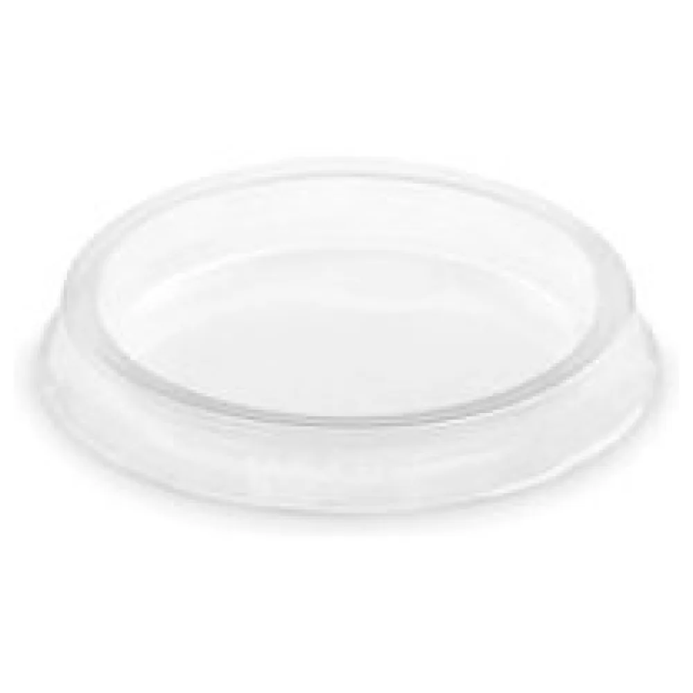 Kunststoffdeckel Transparent mit O 70 mm für Pappbecher Eisbecher, 50 Stk. – Bild 3