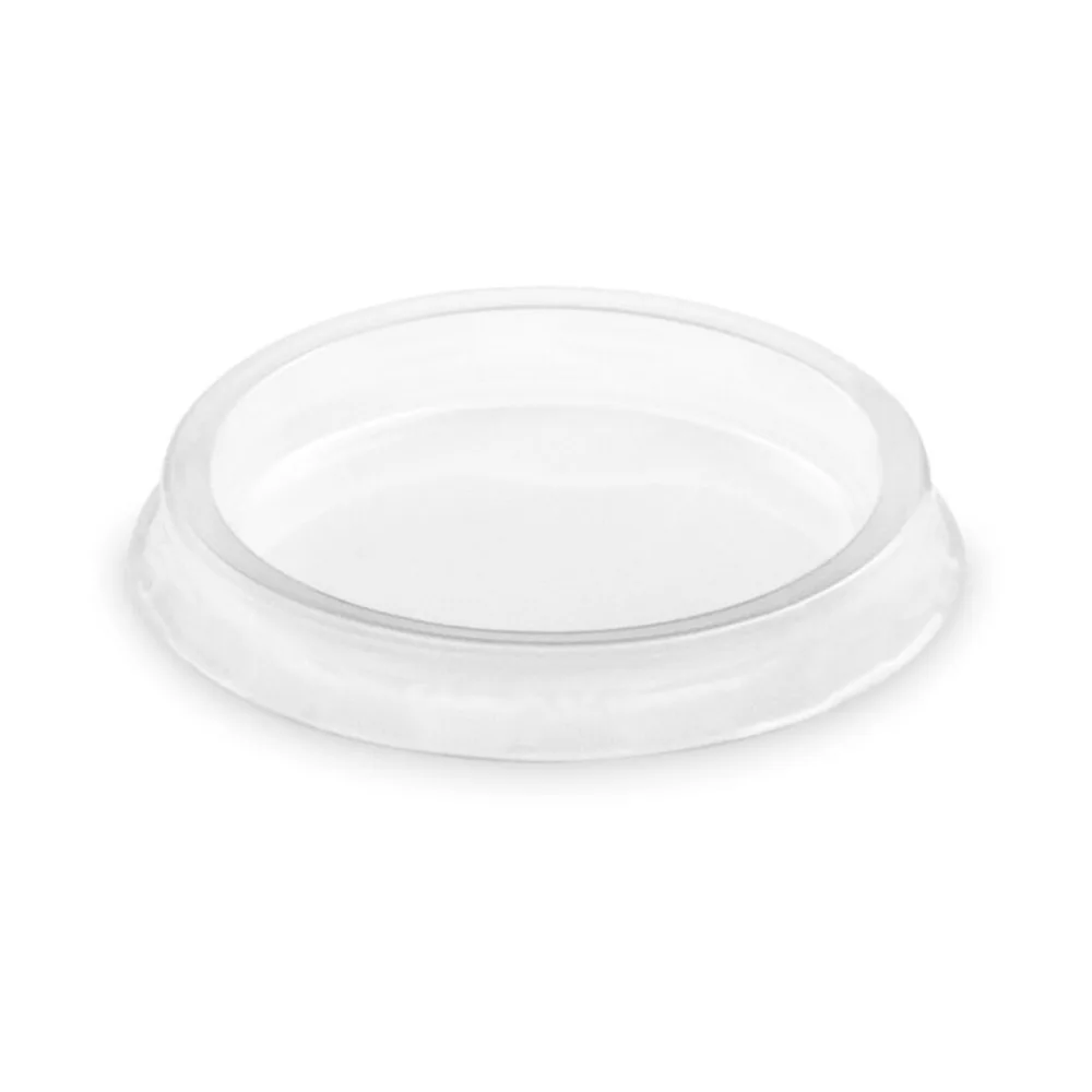 Kunststoffdeckel Transparent mit O 70 mm für Pappbecher Eisbecher, 50 Stk. – Bild 2