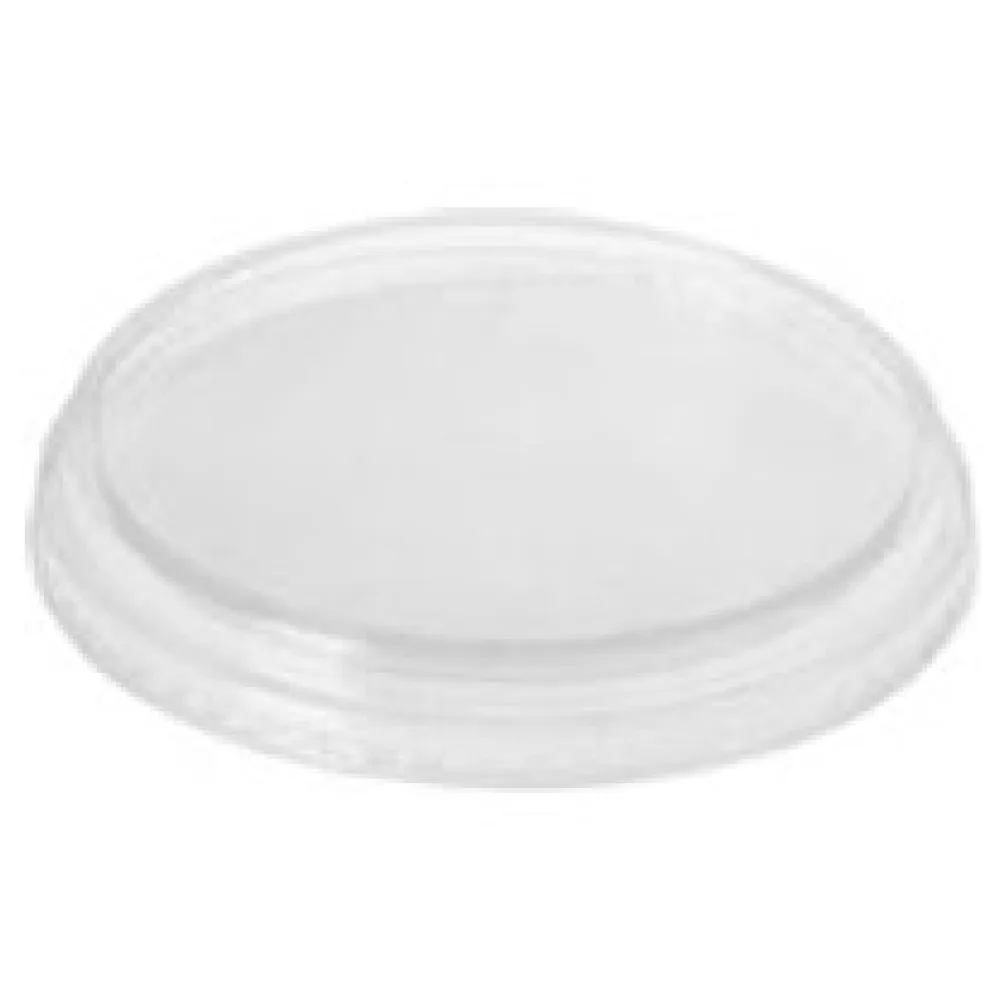 Kunststoffdeckel Transparent mit O 101 mm für Pappbecher Eisbecher, 100 Stk. – Bild 3