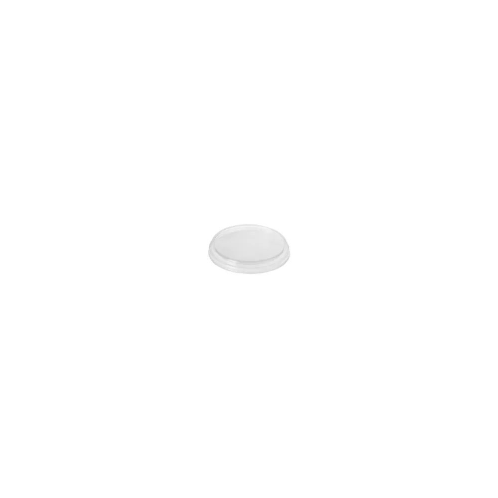 Kunststoffdeckel Transparent mit O 101 mm für Pappbecher Eisbecher, 100 Stk.