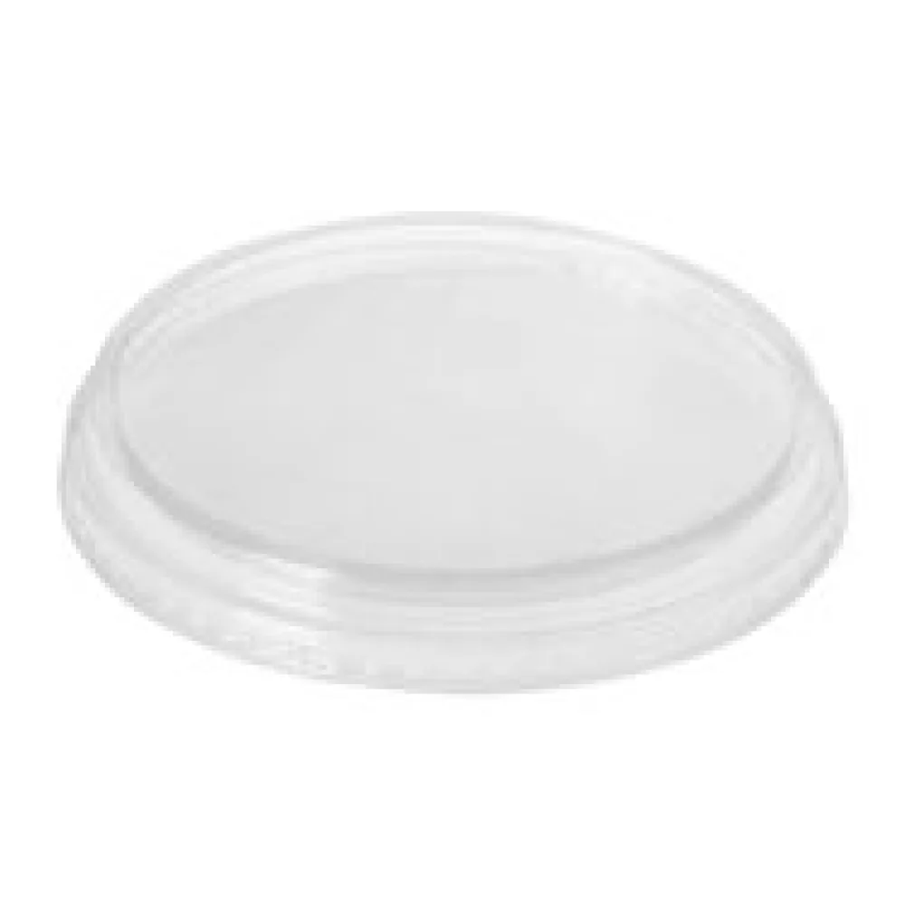 Kunststoffdeckel Transparent mit O 101 mm für Pappbecher Eisbecher, 100 Stk.