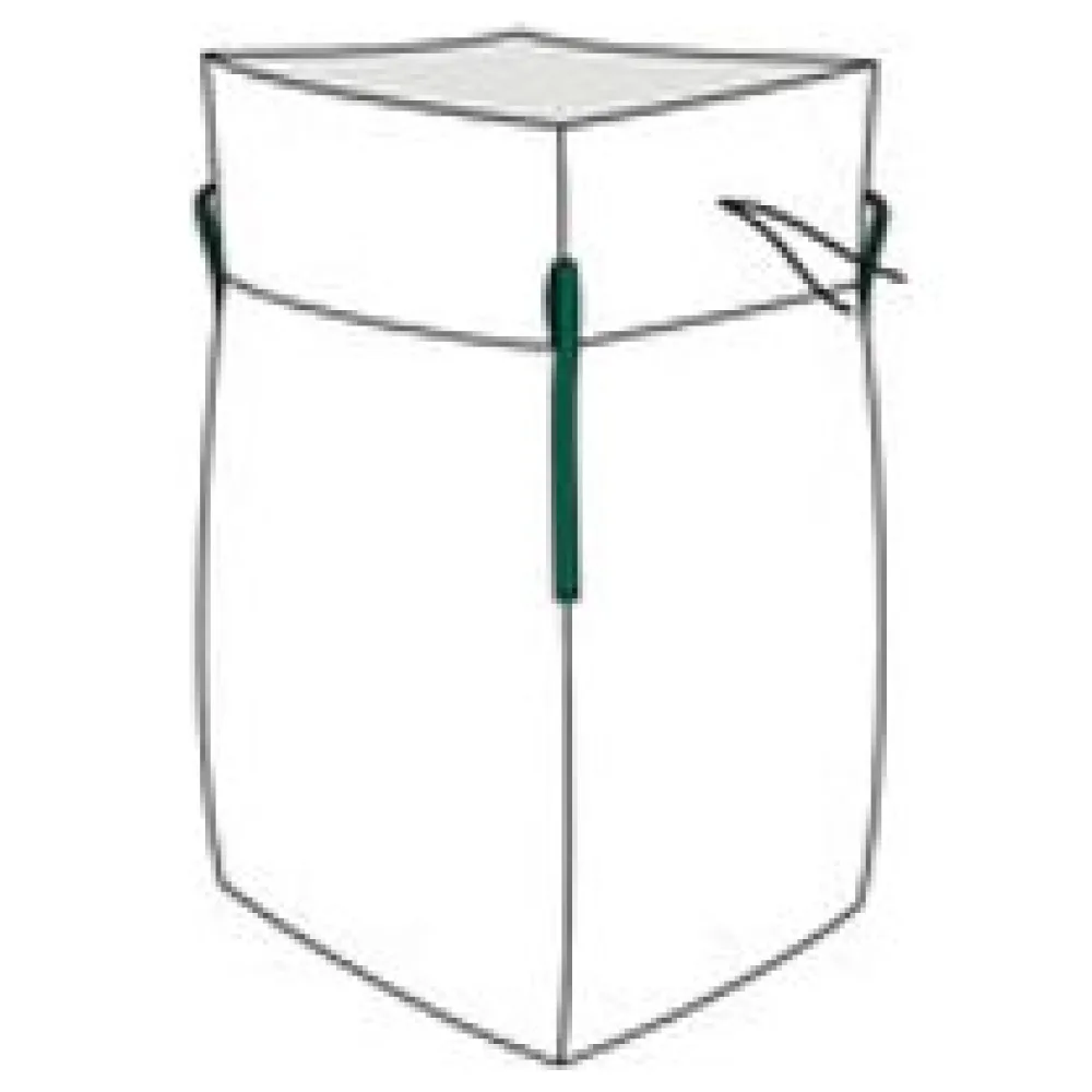 Big Bag 90x90x110cm unbeschichtet SWL 1.500kg mit Schürze UV-Resistent – Bild 3