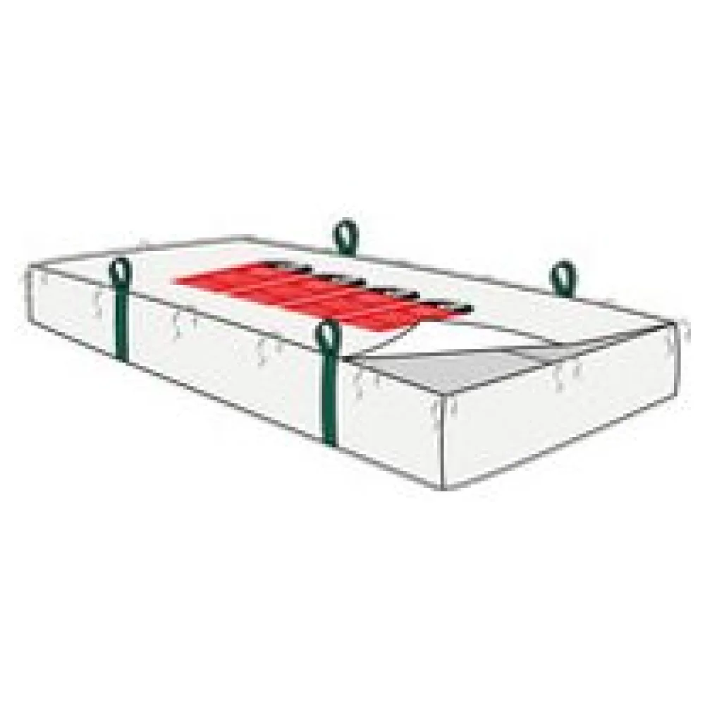 Plattensack 260x125x30cm für Asbestentsorgung mit Asbestsymbol-Druck – Bild 3