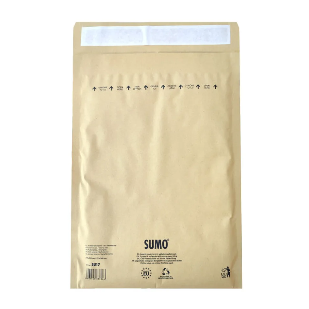 Papierpolstertaschen 245 x 340mm (A) | 225 x 340mm (I) braun, 50 Stk. – Bild 2