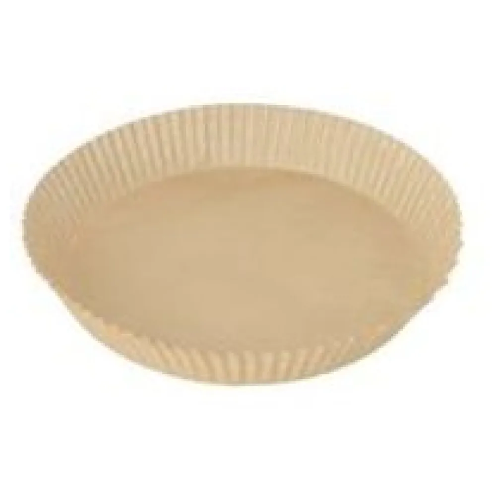 Backpapierzuschnitte für Heißluftfritteusen Mikrowelle Backofen O23cm x 4,5cm braun, 100 Stk. – Bild 3