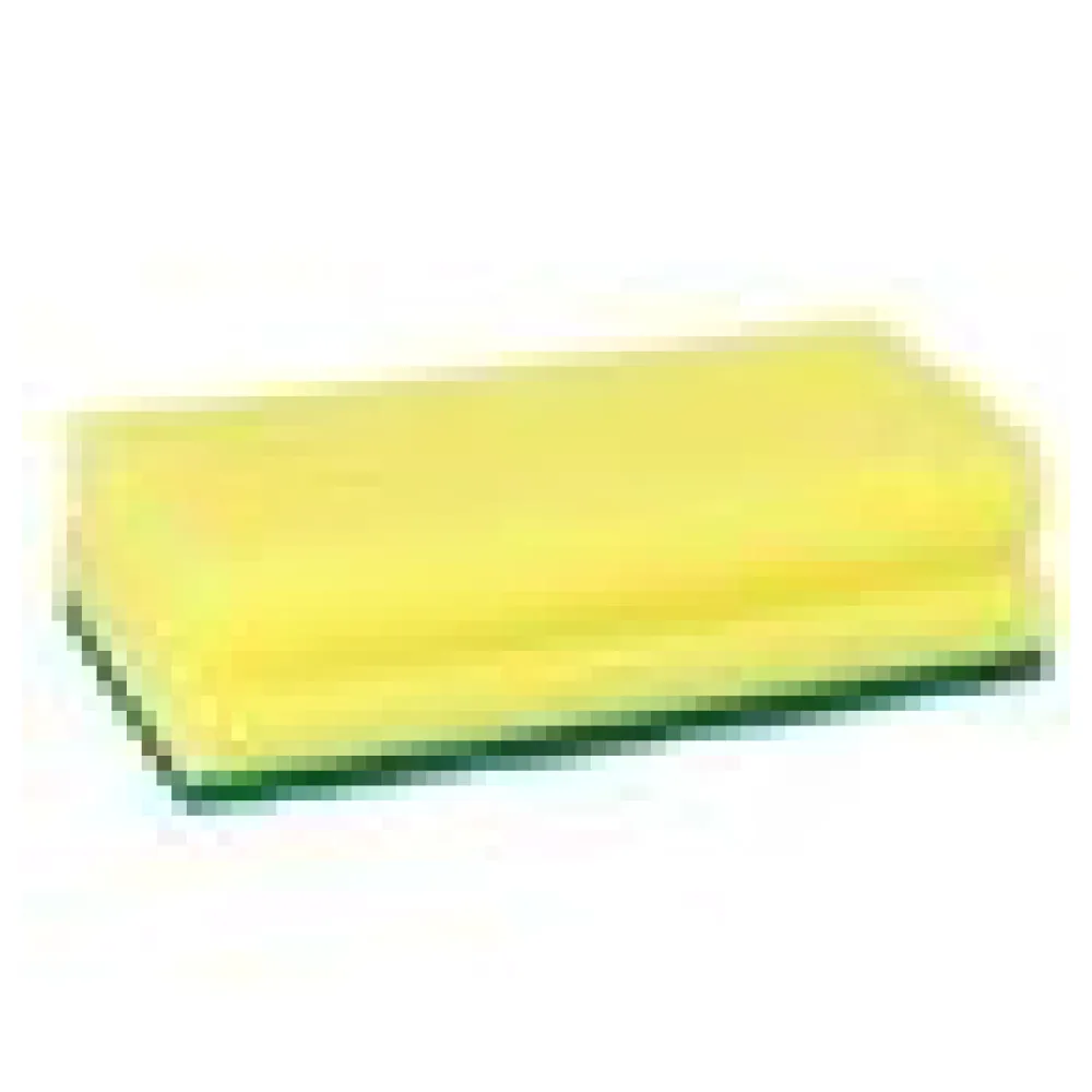Topfreiniger Abwaschschwämme eckig 4,1x 14,8x 8,5 cm gelb/grün mit Griffrille kratzend, 3 Stk. – Bild 4