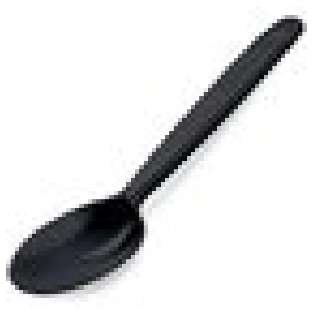 Mehrweg Löffel 18,5 cm schwarz wiederverwendbar 125 Waschzyklen PP, 50 Stk. – Bild 4