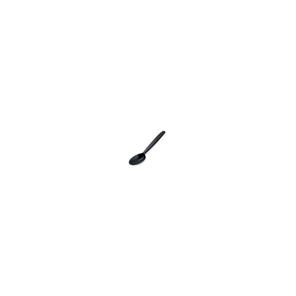 Mehrweg Kaffeelöffel 13 cm schwarz wiederverwendbar 125 Waschzyklen PP, 50 Stk.