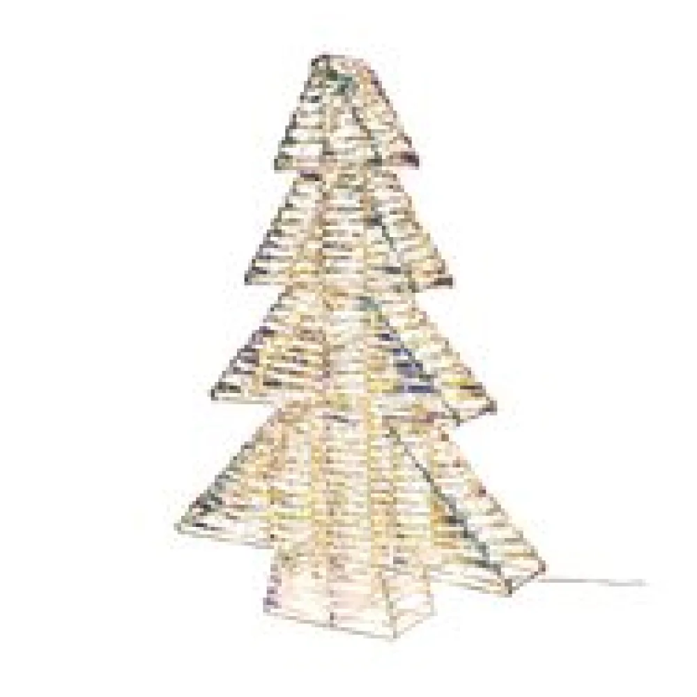 Weihnachtsbaum aus Metall/PET, mit LED, warmweiß, 100cm, 1 Stk.