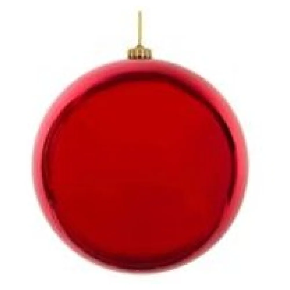 Weihnachtskugeln Christbaumkugeln XL aus Kunststoff rot O20cm, 1 Stk. – Bild 3